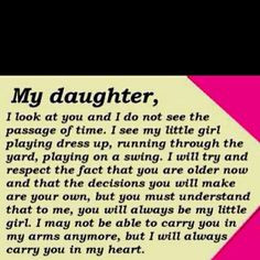 ... forever and always. Daughter Poems | To my daughters-poem by Fendy