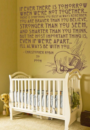 Quotes, Pooh Bears, Kids Room, Vinyls Wall Decals, Baby Room, Winnie ...