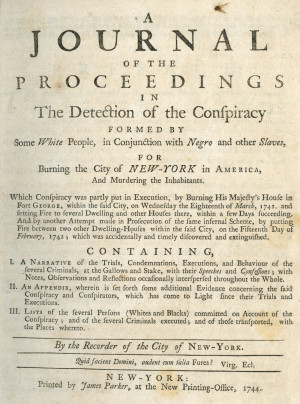 Daniel Horsmanden, A Journal of the Proceedings . . . 1744. (GLC04502 ...