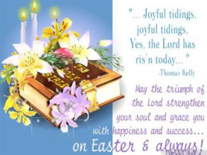 Joyful Tidings, Joyful Tidings, Yes, The Lord Has Ris’n Today. May ...