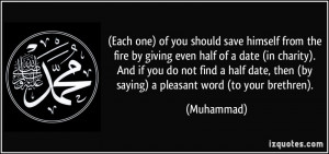 Giving To Charity Quotes More muhammad quotes