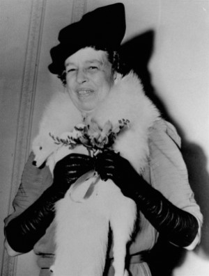 ... Eleanor Roosevelt celebrates her 55th birthday in Washington. (AP
