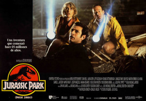 Jurassic Park, Spanish lobby card. 1993Submitted by videorecord