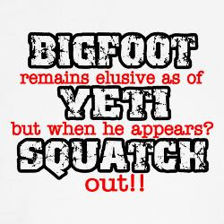 bigfoot_yeti_squatch_saying_canvas_lunch_tote.jpg?height=250&width=250 ...