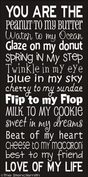 ... on my donut. Spring in my step. Twinkle in my eye… Love of my life