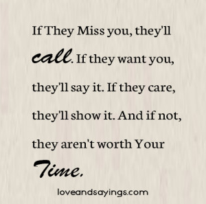 If They Miss You, They’ll Call