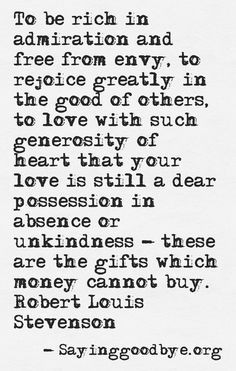 Envy Quotes A life free of envy - we