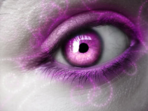 Purple Eye Image