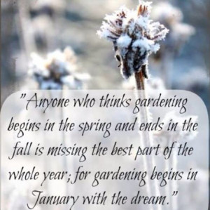 So true! Love my gardening, excited for spring!