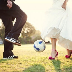 Cute photos for a soccer couple