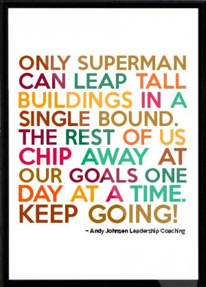 Andy Johnsen leadership coaching framed quote