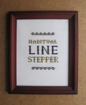 Dave Chappelle's Show Quote Cross Stitch Pattern: Line Stepper via ...