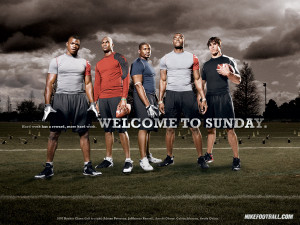 NFL Nike Football Motivational Welcome To Sunday 1024x768 DESKTOP