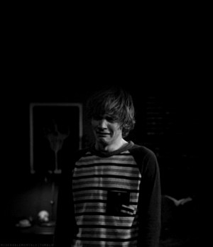 american horror story Evan Peters Black and White depression sad ...