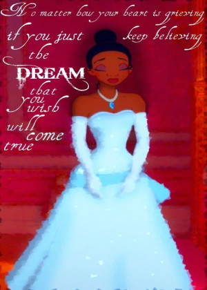 Disney Princess Tiana's dream will come true