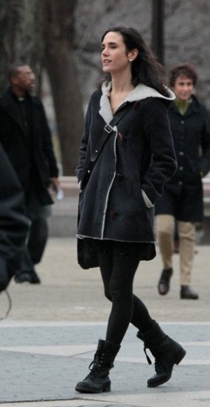 ... filming on location for winters tale in new york on january 15 2013