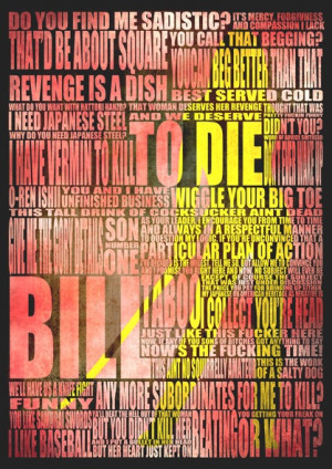 Kill Bill art print by purplecactusdesign