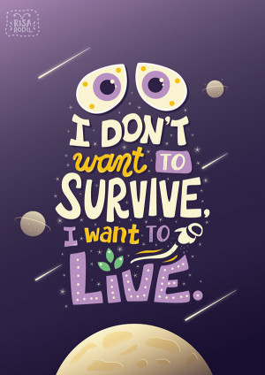 Vibrant Typographic Illustrations Of Inspiring Quotes From Popular ...