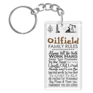 50 Oilfield Family RULES Keychain #oilfield #love #pride #life # ...