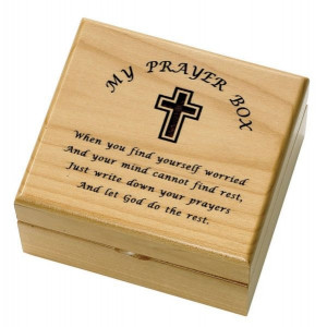 your own prayer box to keep under your bed. Whenever you have a prayer ...