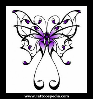 Epilepsy Butterfly Tattoos Wicked butterfly tattoo design