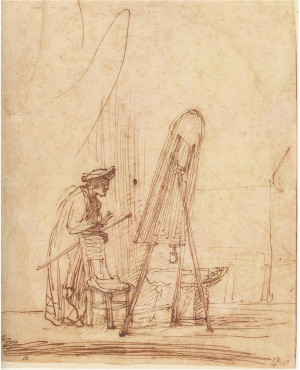 Artist His Studio The Diptych