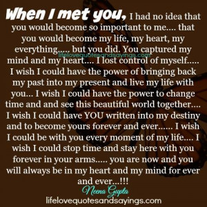 Wish I Never Met You Quotes