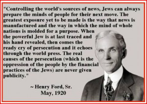 Henry Ford would of course have another view on all this. Writing ...