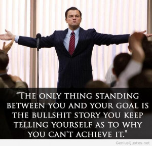 Great quote from Wolf of Wall Street