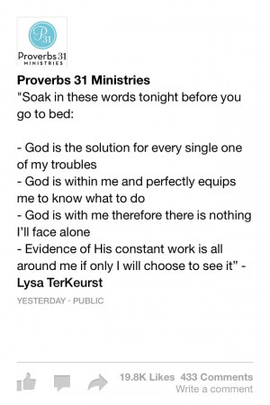 Quotes & Devo moments from Proverbs 31 ministries