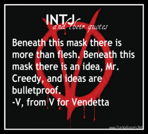 November, and since this is my favourite V for Vendetta quote. Also V ...