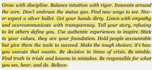 Love this quote from Howard Schultz.