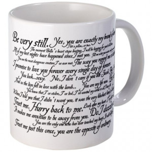 Bella Gifts > Bella Mugs > Edward Cullen Quotes Mug