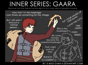 Naruto And Naruto Shippuden Inner Gaara