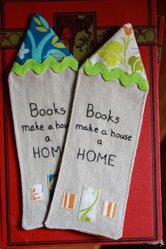 ... Also--a giveaway to win a couple of handmade bookmarks right now. More