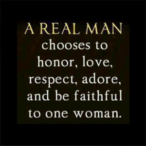 The world needs more real men!