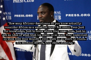 Multiplatinum recording artist-producer Akon explains why Africa isn ...