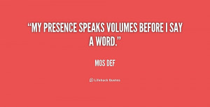 Quotes About Presence