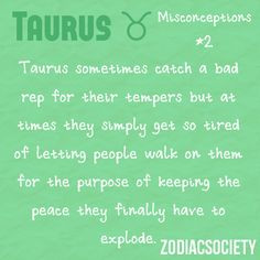 Taurus temper... More