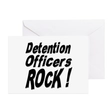 Detention Officers Rock ! Greeting Cards (Package for
