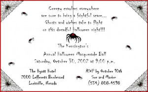 Halloween Invitation Quotes And Sayings