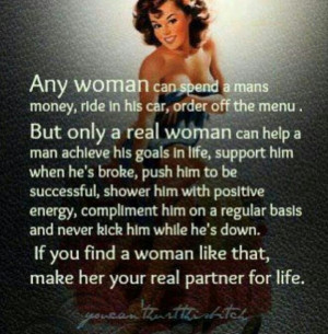 Real woman.