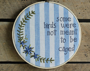 ... Hoop Floral / Shawshank Redemption / Inspirational Quote / 6