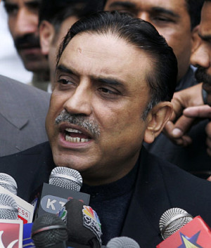 Asif Ali Zardari, Asif Ali Zardari, husband of the late Benazir Bhutto ...