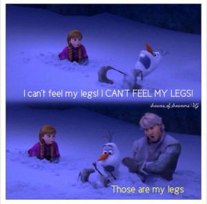Kristoff & Olaf. I laughed a little too much at this part haha