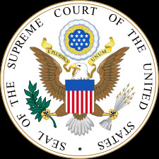 Seal of the Supreme Court of the United States of America, a court ...