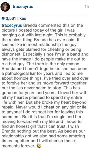 Pretty nice, right? Well, while Trace was appreciative of the defense ...