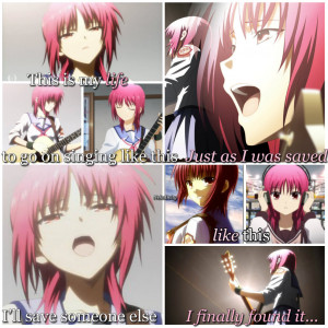 Angel Beat Quote - Iwasawa Masami by NekoDeity0