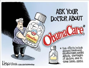 This political cartoon is about President Obama’s healthcare reform ...