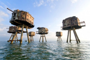 Built to defend the UK in WWII, these old forts still stand. Amazing.